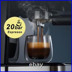 HiBREW H5 Coffee Machine 20 Bar Espresso Semi Automatic Expresso Cappuccino UK