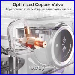 HiBREW Semi Automatic Espresso Coffee Machine Pre-infusion timing H10A Black UK HiBREW Semi Automatic Espresso Coffee Machine Pre-infusion timing H10A Black UK