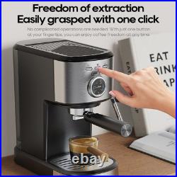 HiBREW Semi Automatic Espresso Coffee Machine Precise PID Temperature Control