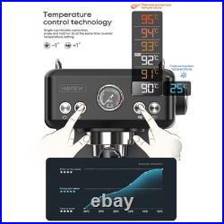 HiBREW Semi Automatic Espresso Coffee Machine Temperature Adjustable H10A Silver