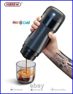 Hibrew Portable Coffee Machine Car & Home, DC12V Espresso Maker