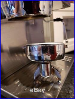 Italian Rancilio Silvia Espresso Coffee Machine with accessories (sump, tamper)