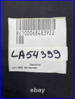 Jura Bean to Cup Coffee Machine Piano White E8 15662 #LA54399