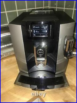 Jura E8 Bean To Cup Programmable Coffee Machine 15 Bar Dark Inox Model 15267