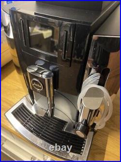 Jura WE8 bean to cup coffee machine with one touch automatic milk frother
