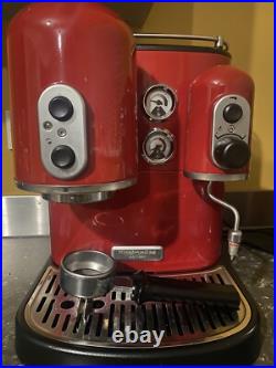 KITCHEN AID ARTISAN COFFEE MACHINE Red