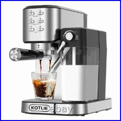 KOTLIE 20Bar One Touch Coffee Machine for Espresso, Cappuccino & Latte