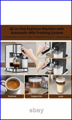 KOTLIE 20Bar One Touch Coffee Machine for Espresso, Cappuccino & Latte