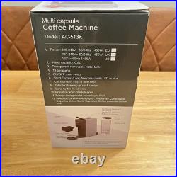 KOTLIE AC-513K 4 in 1 19 Bar Espresso Coffee Machine Brown/Silver