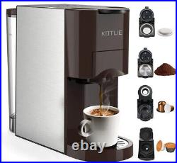 KOTLIE Espresso 4 in1 Coffee Machine for Nespresso Original/Dolce