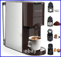 KOTLIE Espresso 4 in1 Coffee Machine for Nespresso Original/Dolce