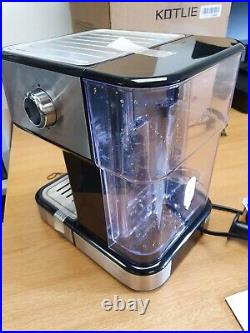 KOTLIE Espresso Coffee Machine, Digital Touch Panel, Milk Steamer 20 Bar 1100W