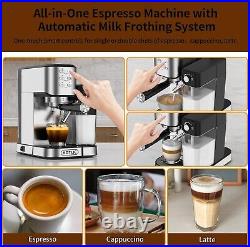 KOTLIE Espresso Coffee Machine with Automatic Milk Frother, 20Bar One-Touch Coff