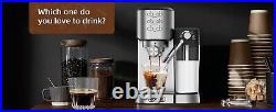 KOTLIE Espresso Coffee Machine with Automatic Milk Frother, 20Bar One-Touch Coff