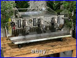 Kees Van Der Westen Mirage Arte Veloce Yellow 3 Group Espresso Coffee Machine