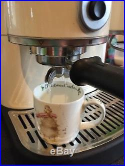 KitchenAid Artisan Espresso Coffee Machine Cream Retro design Kitchen aid