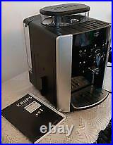 Krups Arabica Espresso Ea811840 Bean To Cup Coffee Machine Black & Silver