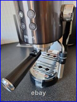 Krups Virtuoso + Pump Espresso Coffee Machine Black Stainless Steel