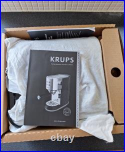 Krups Virtuoso + Pump Espresso Coffee Machine Black Stainless Steel Krups Virtuoso + Pump Espresso Coffee Machine Black Stainless Steel