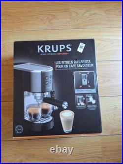 Krups Virtuoso + Pump Espresso Coffee Machine Black Stainless Steel