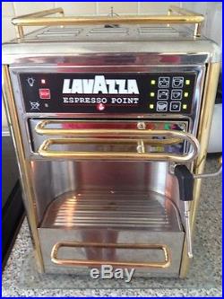LAVAZZA ESPRESSO POINT MACHINE Stainless Steel COFFEE Machine With 16 Capsules