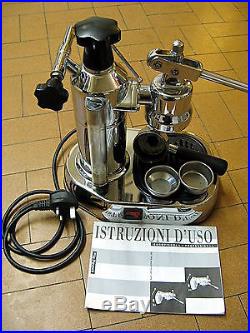 La Pavoni Europiccola. High Quality 1000w Italian Chrome Espresso Coffee Machine