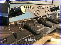 La Marzocco Fb80 3 Group Black Espresso Coffee Machine Restaurant Cafe Latte Cup