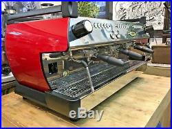 La Marzocco Gb5 3 Group Espresso Coffee Machine Red And Matte Black Commercial L