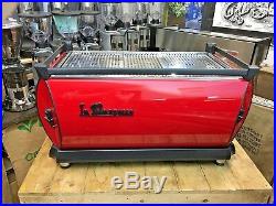 La Marzocco Gb5 3 Group Espresso Coffee Machine Red And Matte Black Commercial L