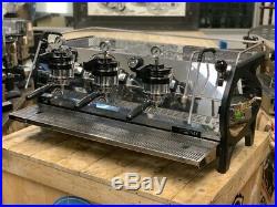 La Marzocco Strada Mp Manual Paddle 3 Group Black Espresso Coffee Machine Cafe
