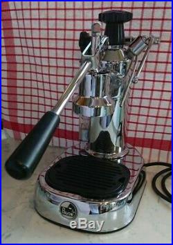 La Pavoni Europiccola EL24 Chrome Lever Coffee Machine UK Plug Original Box