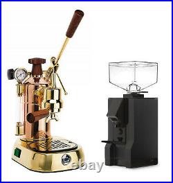 Details about   La Pavoni Professional PRG Espresso Coffee Machine & Eureka Mignon Manuale Set 