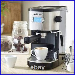 Lakeland 3-In-1 Espresso Maker Ground Coffee NX and ESE Pods Compatible with Nes