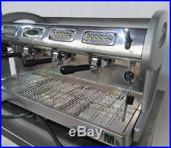 Maco 3 Group Raised Commercial Coffee Espresso Machine Single Phase