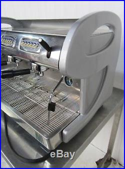 Maco 3 Group Raised Commercial Coffee Espresso Machine Single Phase