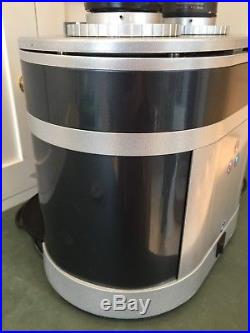 Mahlkoenig K30 Twin espresso grinder in metallic blue serviced recently