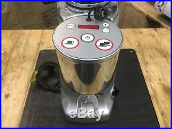 Mazzer Kony Electronic Espresso Coffee Grinder Machine Silver Conical Cafe Beans