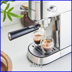 Morphy Richards Compact Pump Espresso Machine Stainless Steel 172022