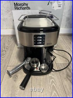 Morphy Richards Traditional Pump Espresso Coffee Machine Automatic Milk Frother