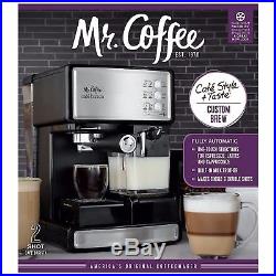 Mr. Coffee Café Barista Espresso Cappuccino Maker Automatic Milk Frother Machine