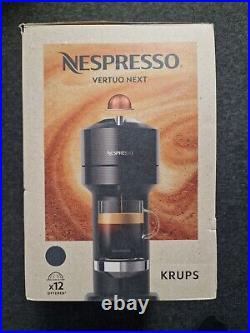 NESPRESSO By Krups Vertuo Next Pod Coffee Machine XN910840 Black New