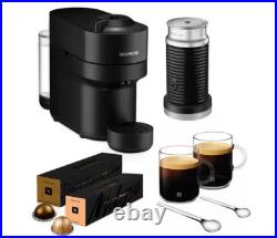 NESPRESSO Vertuo Pop Barista Bundle Espresso Coffee Machine Black + Milk Frother