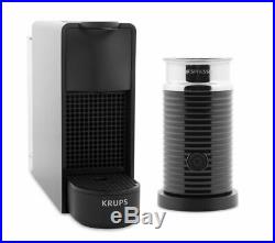 NESPRESSO by Krups Essenza Mini XN111840 Coffee Machine with Aeroccino Black