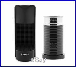 NESPRESSO by Krups Essenza Mini XN111840 Coffee Machine with Aeroccino Black