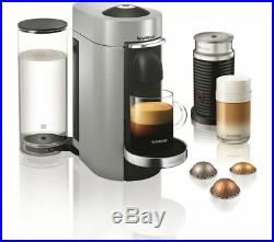 NESPRESSO by Magimix Vertuo Plus Coffee Machine with Aeroccino Silver Currys