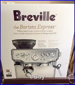 NEW Breville the Barista Express StainlessSteel Espresso Coffee Machine BES870XL