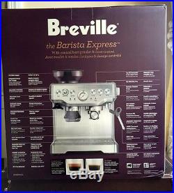 NEW Breville the Barista Express StainlessSteel Espresso Coffee Machine BES870XL