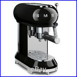 NEW Smeg 50's Retro Espresso Coffee Machine ECF01 Black