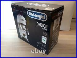 Near-new DeLonghi EC685. W Dedica Espresso Coffee Machine White