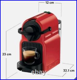 Nespresso Inissia Coffee Machine, Red, Brand New Boxed